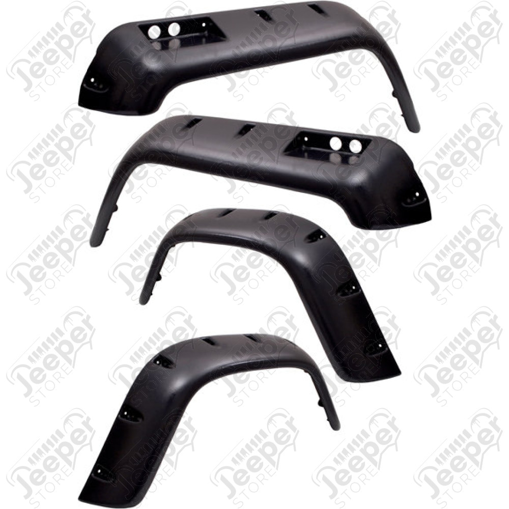 Kit de 4 élargisseurs d'ailes RR (+15.50cm) Jeep CJ7