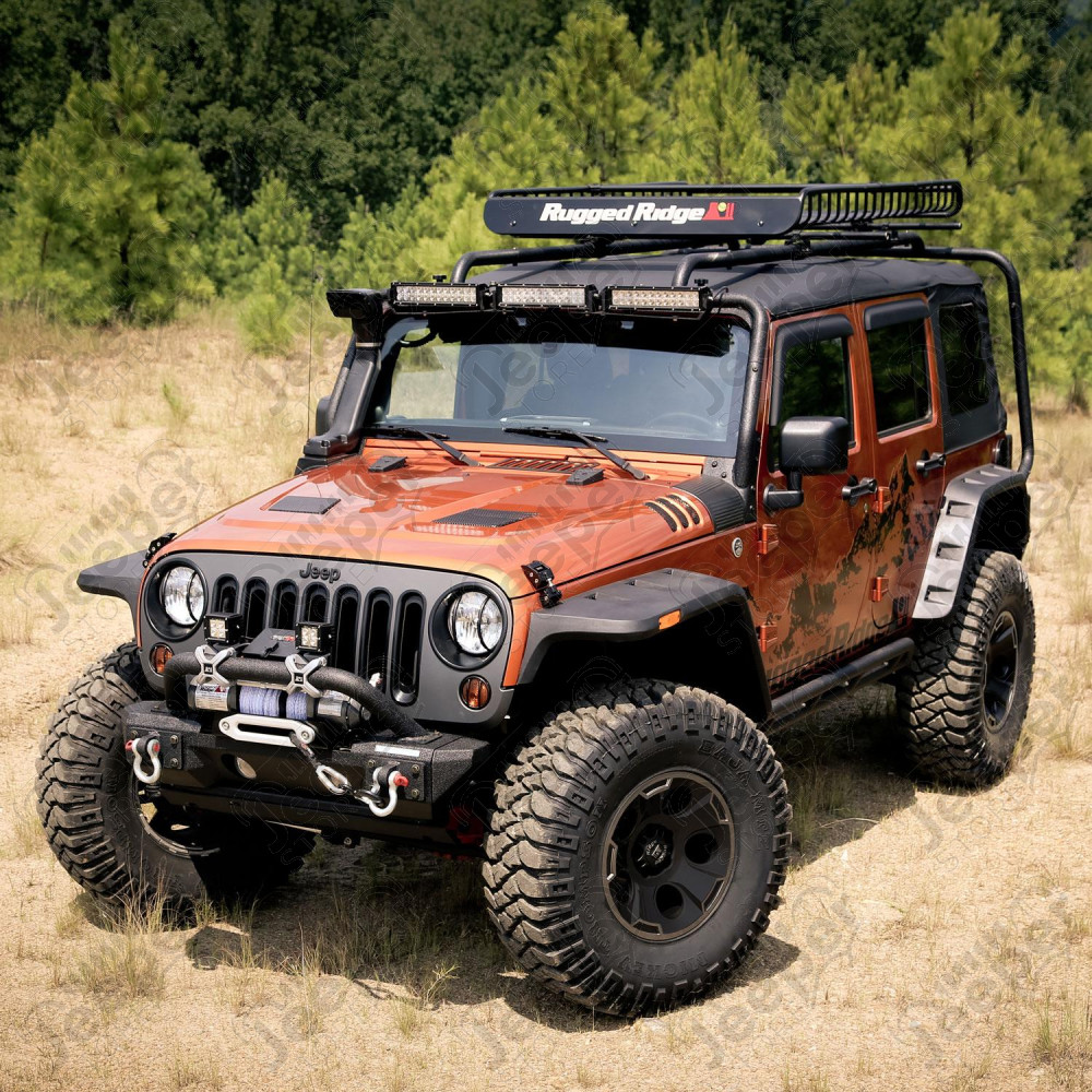 Kit de 4 élargisseurs d'ailes Hurricane (+17cm) - Jeep Wrangler JK - 11640.09