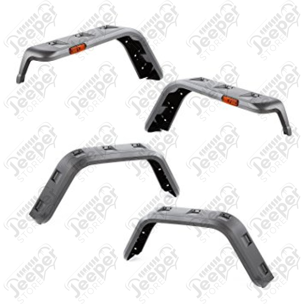 Kit de 4 élargisseurs d'ailes Hurricane (+17cm) Jeep Wrangler TJ