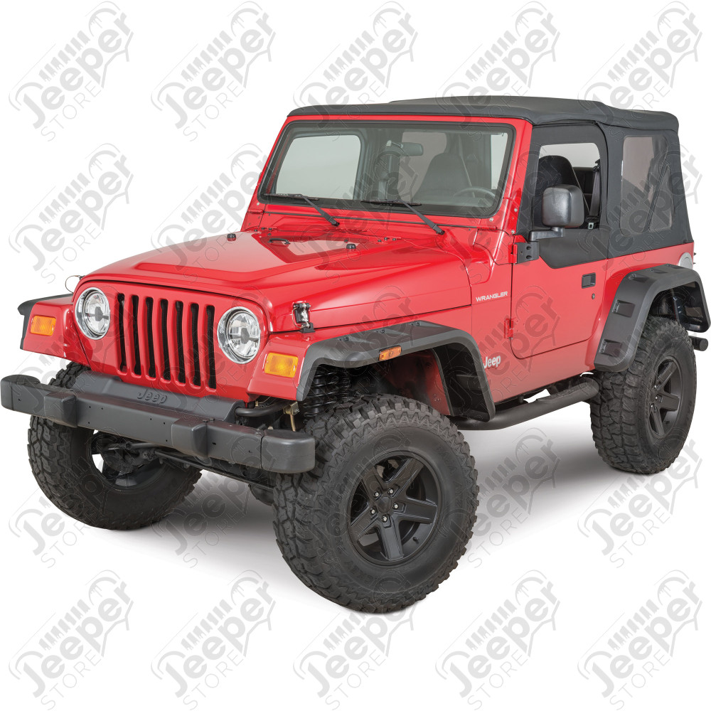Kit de 4 élargisseurs d'ailes Hurricane (+17cm) Jeep Wrangler TJ