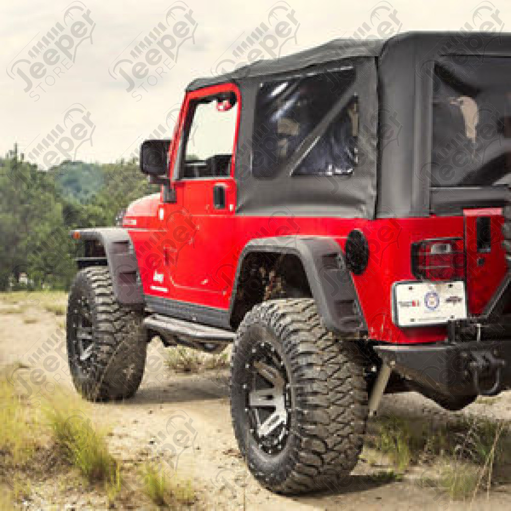 Kit de 4 élargisseurs d'ailes Hurricane (+17cm) Jeep Wrangler TJ