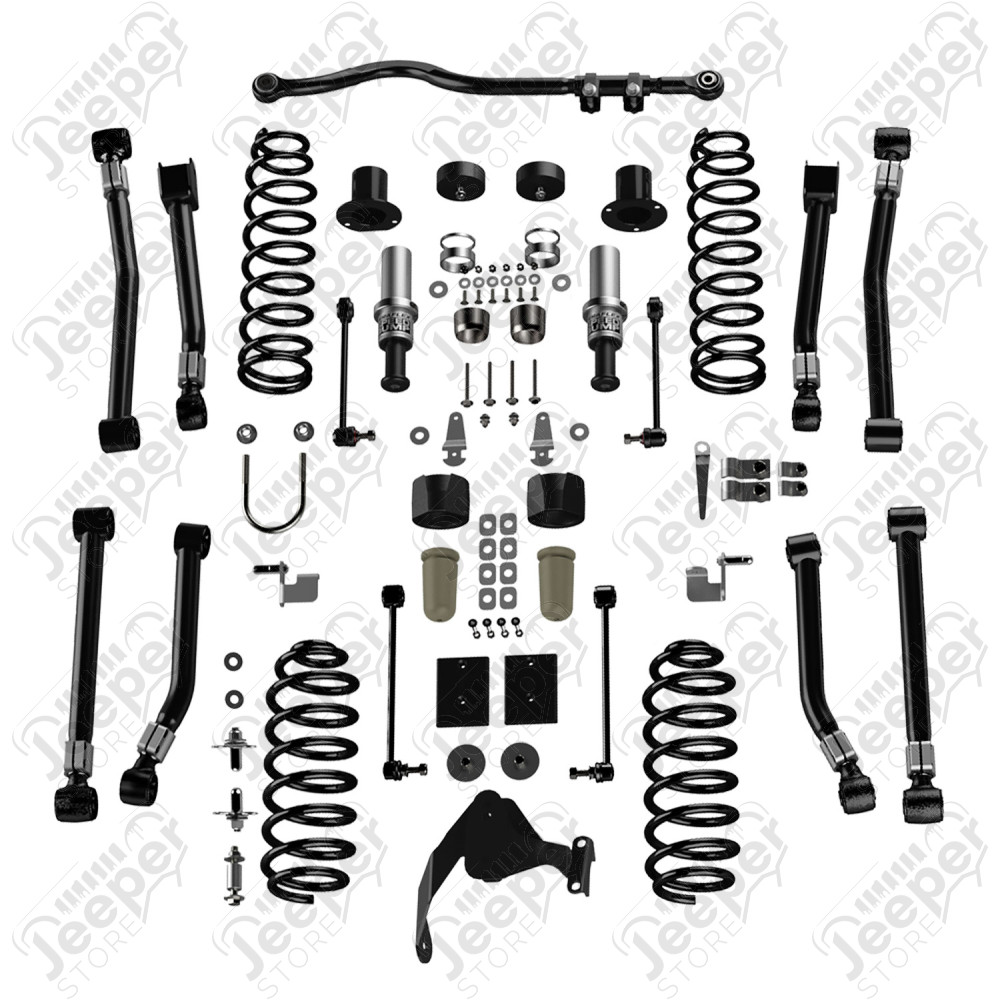 JK 2dr: 3” Alpine CT3 Outback Overland Short Arm Suspension System – No Shocks