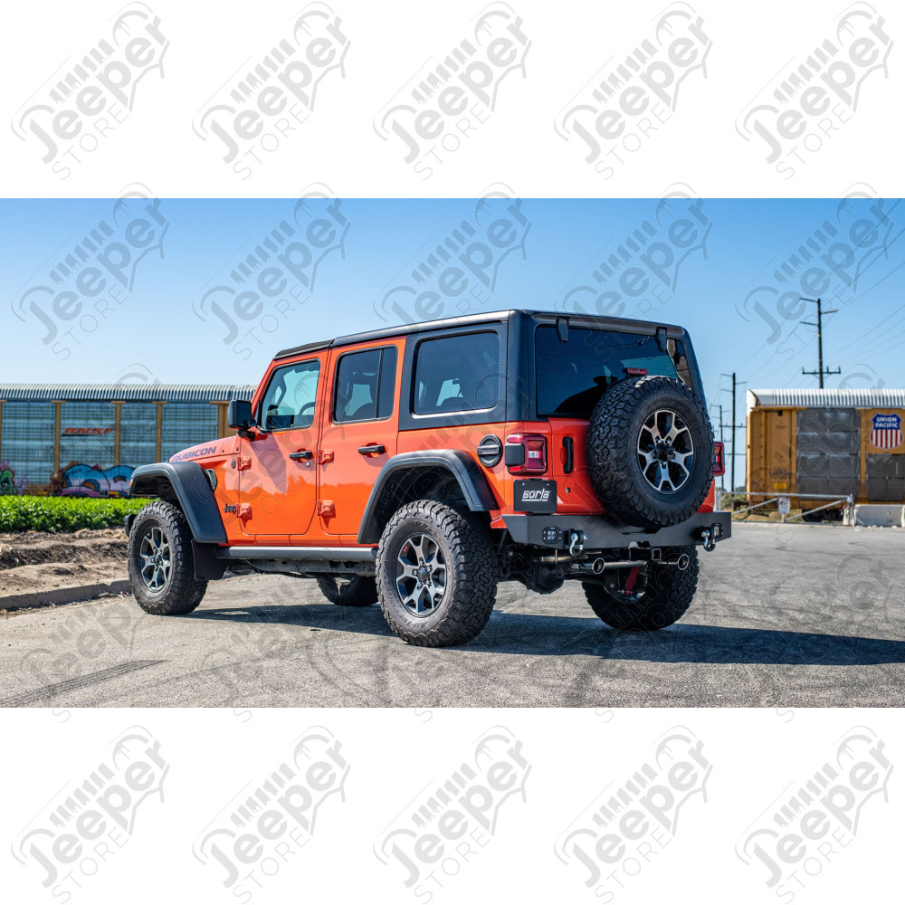 Silencieux BORLA avec double tube de sortie moteurs 2.0L, 3.6L V6, 4xe - Jeep Wrangler JL - 11955