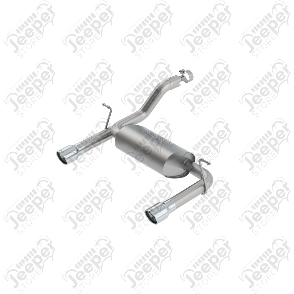 Silencieux BORLA avec double tube de sortie moteurs 2.0L, 3.6L V6, 4xe - Jeep Wrangler JL - 11955