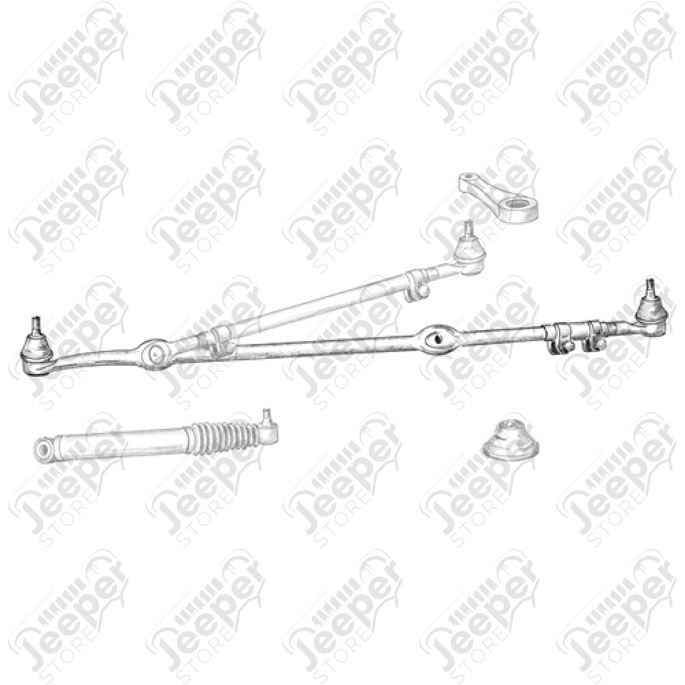 Barre d'accouplement de direction complète Jeep Wrangler YJ