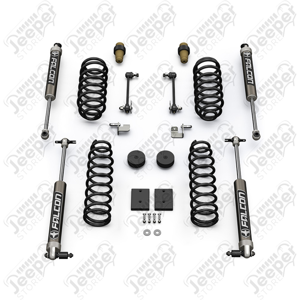 JK 2dr: 1.5” Sport ST1 Spring Lift System & Falcon 2.1 Monotube