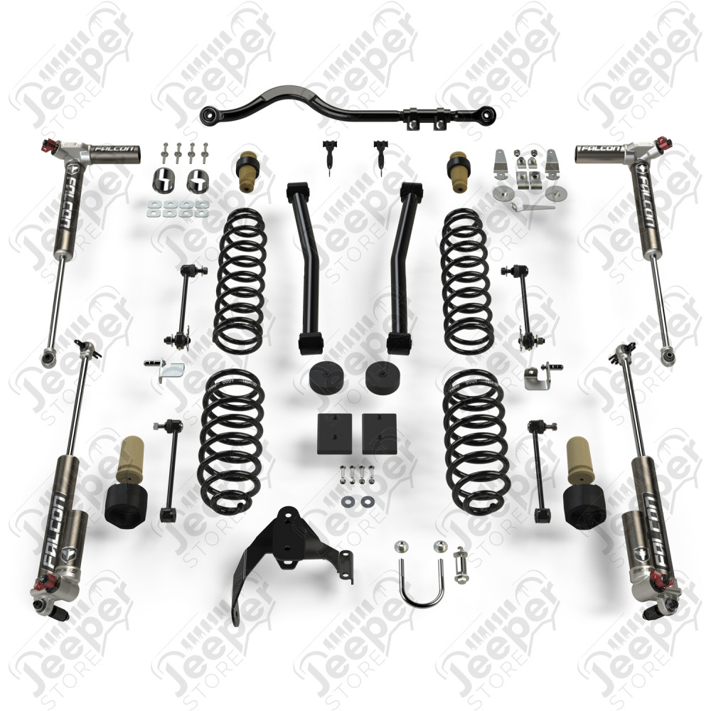 JK 2dr: 2.5” Sport ST2 Suspension System & Falcon 3.3 Fast Adjust