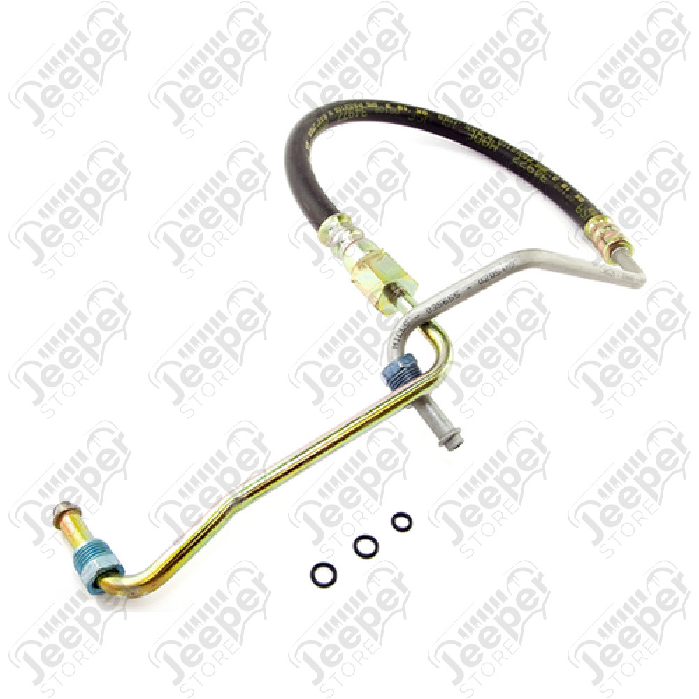 Tuyau de pression de direction assistée 2.5L Jeep Wrangler YJ (pompe de direction vers boitier de direction assistée)
