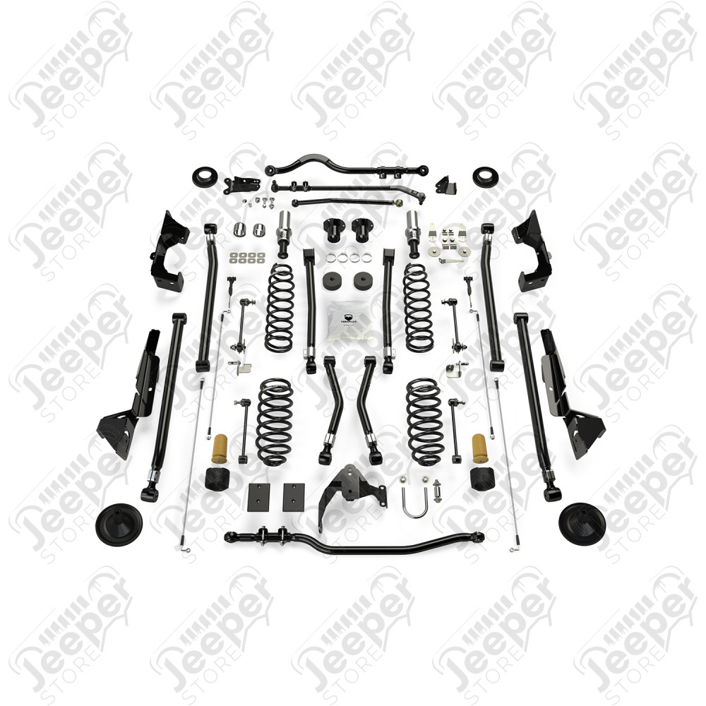 JK 2dr: 6” Alpine RT6 Long Arm Suspension System – No Shocks