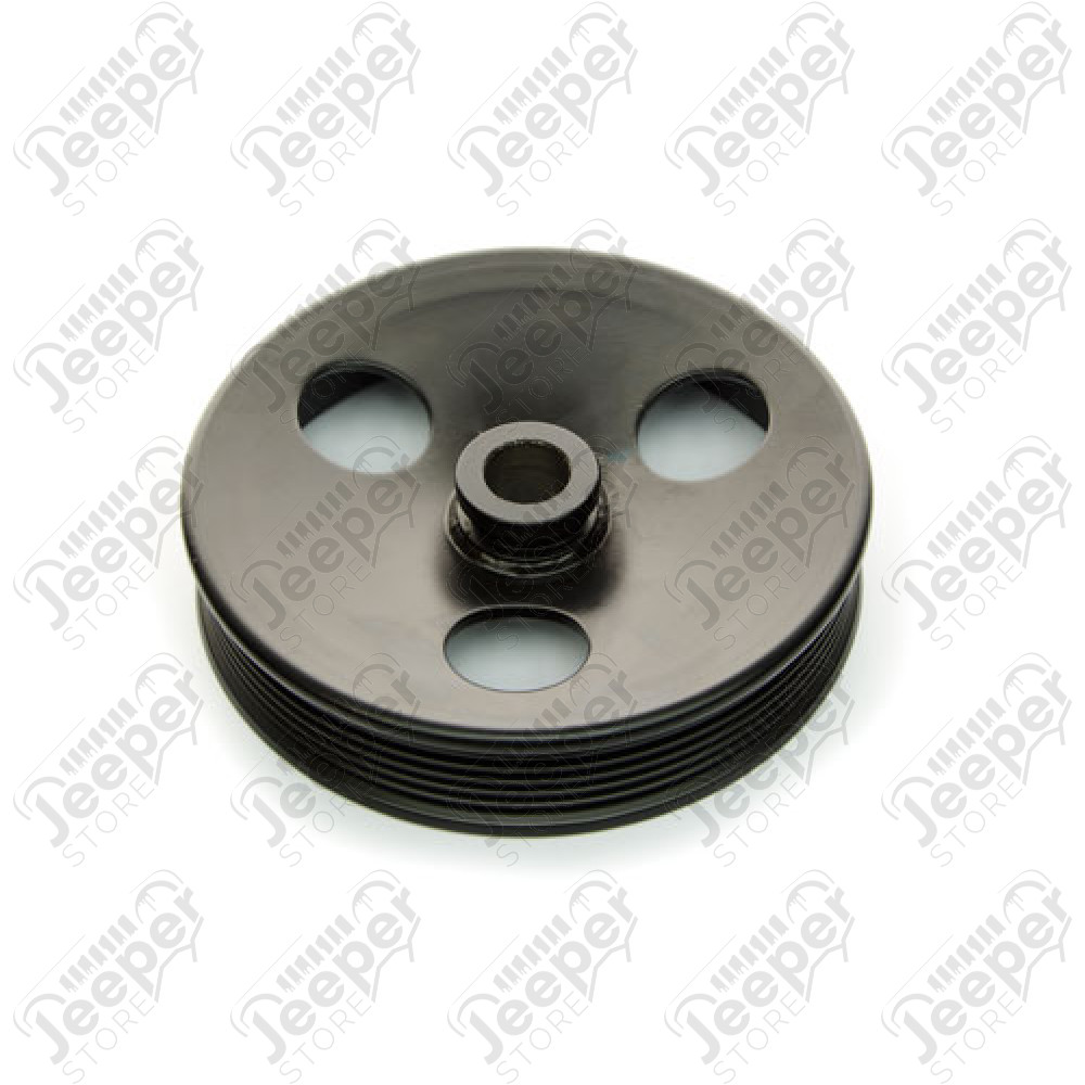 Poulie de direction assistée 2.5L et 4.0L essence (courroie plate - 133.5mm - 6 gorges) - 53002909 / 53010085 - Cherokee XJ Wrangler YJ Grand Cherokee ZJ