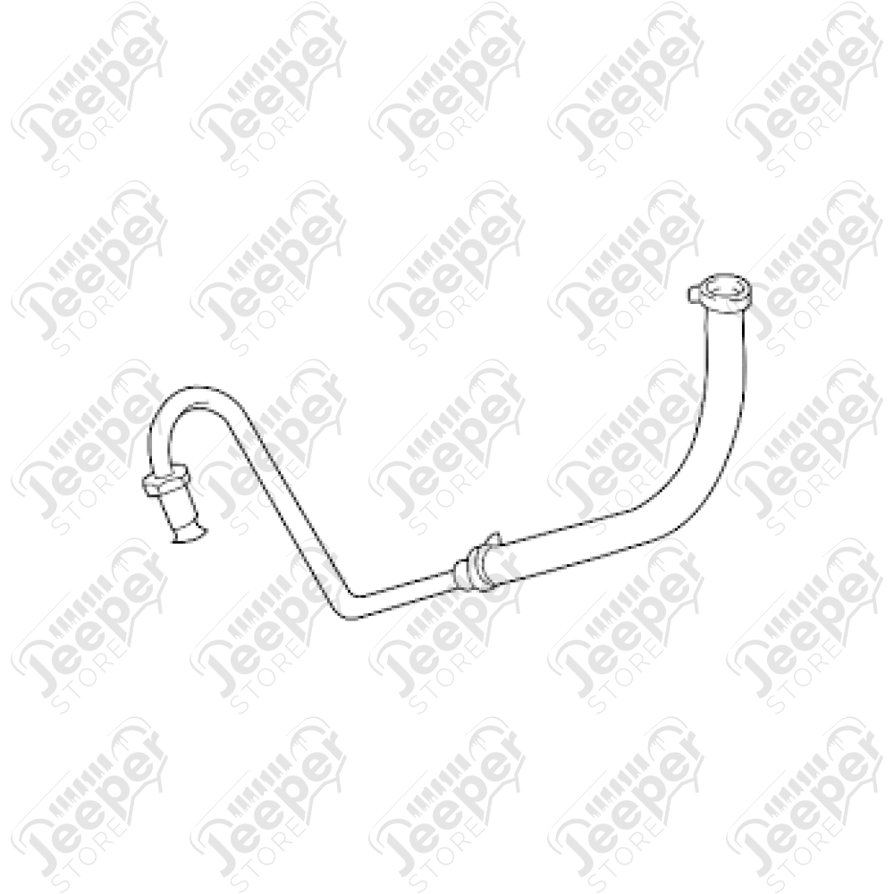 Durite de retour de direction assistée (boitier de direction vers le bocal de direction) 2.4L essence pour Jeep Wrangler TJ 