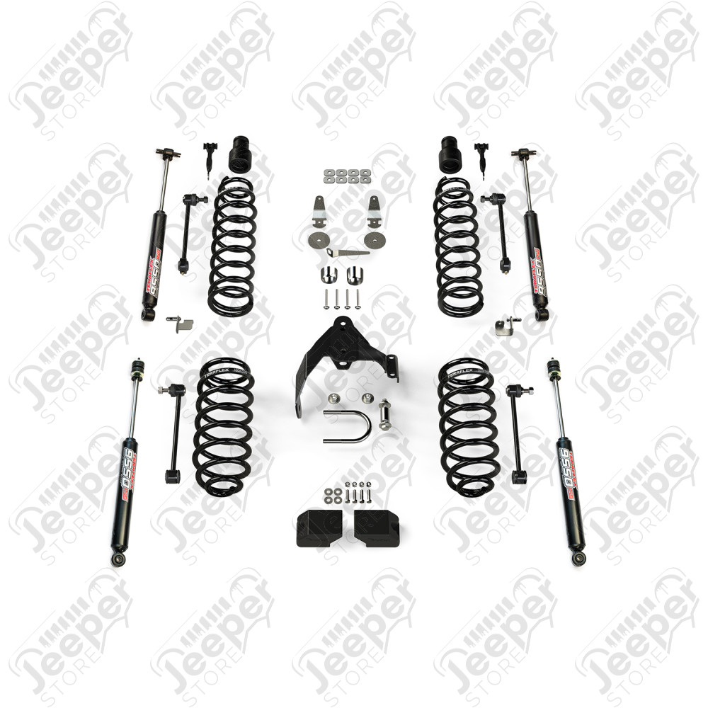 JK 2dr: 3” Coil Spring Base Lift Kit & 9550 VSS Twin-Tube