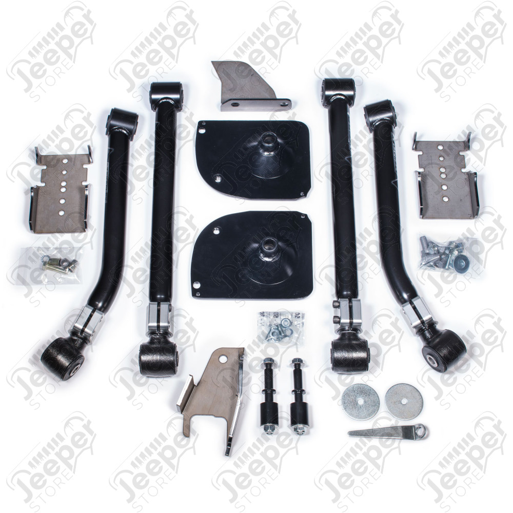 JK: 2” Alpine Rear Stretch Kit – 4-Arm (0–4” Lift)