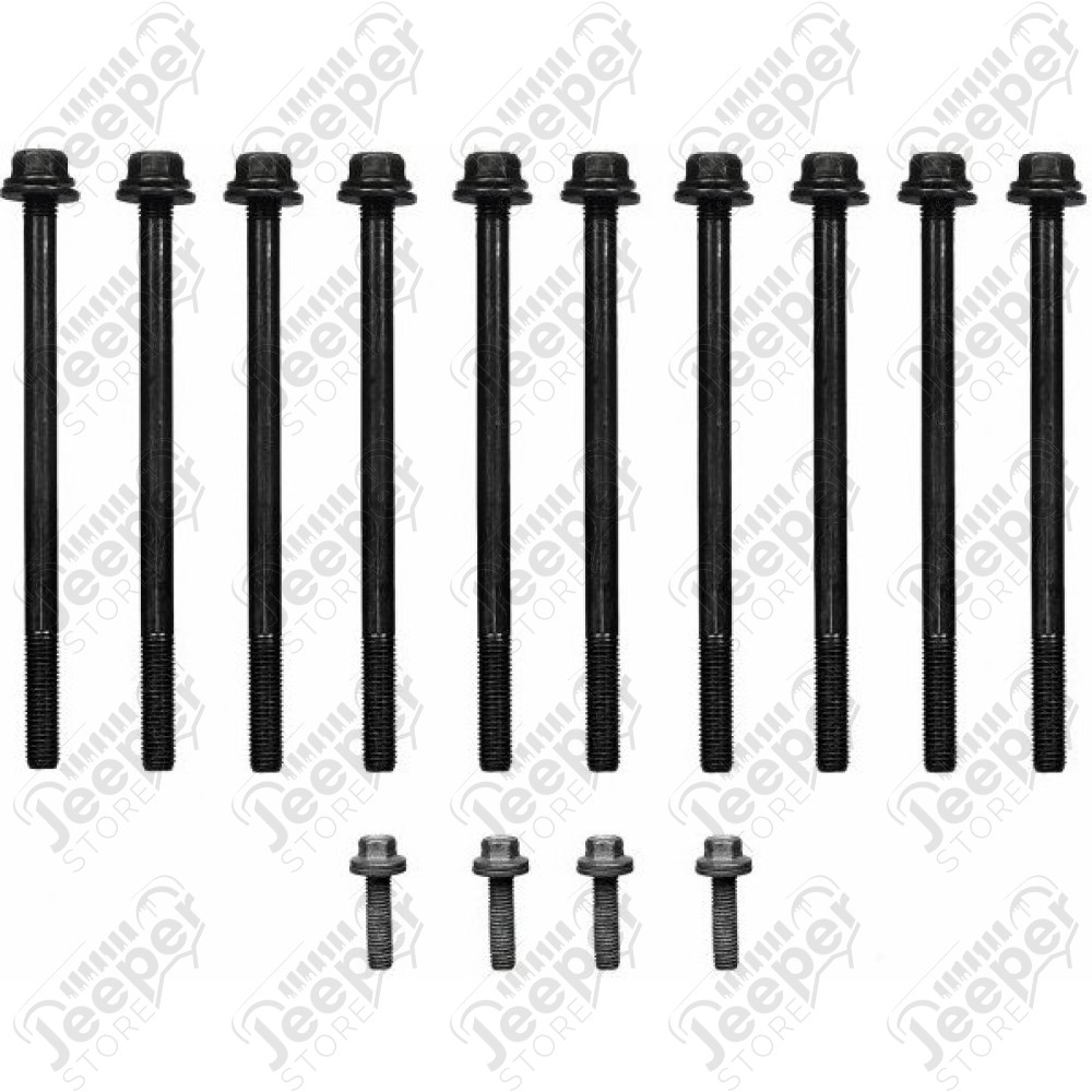 Kit 14 vis de culasses (4 petites et 10 grandes) pour culasse moteur 4.7L V8 - Jeep - ES71129 / GS33784 / GS33534