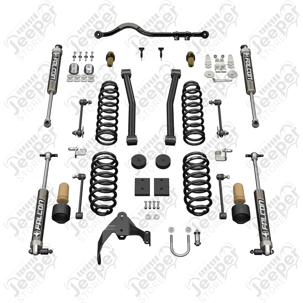 JK 4dr: 2.5” Sport ST2 Suspension System & Falcon 2.1 Monotube 