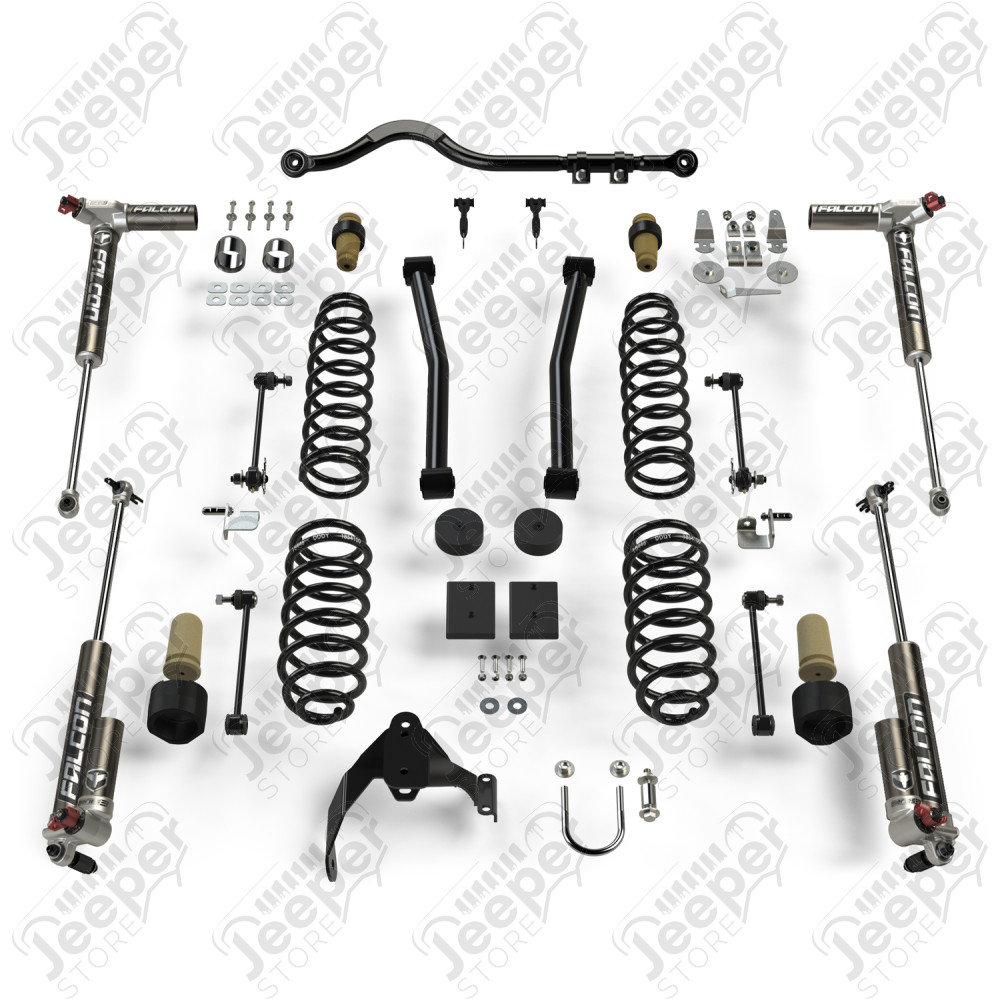 JK 4dr: 2.5” Sport ST2 Suspension System & Falcon 3.3 Fast Adjust