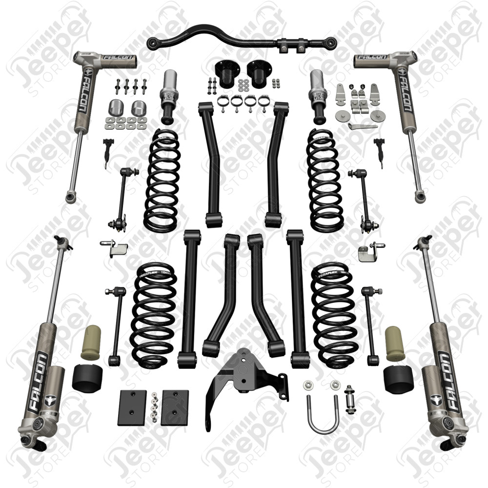 JK 4dr: 3” Sport ST3 Suspension System & Falcon 3.1 Piggyback