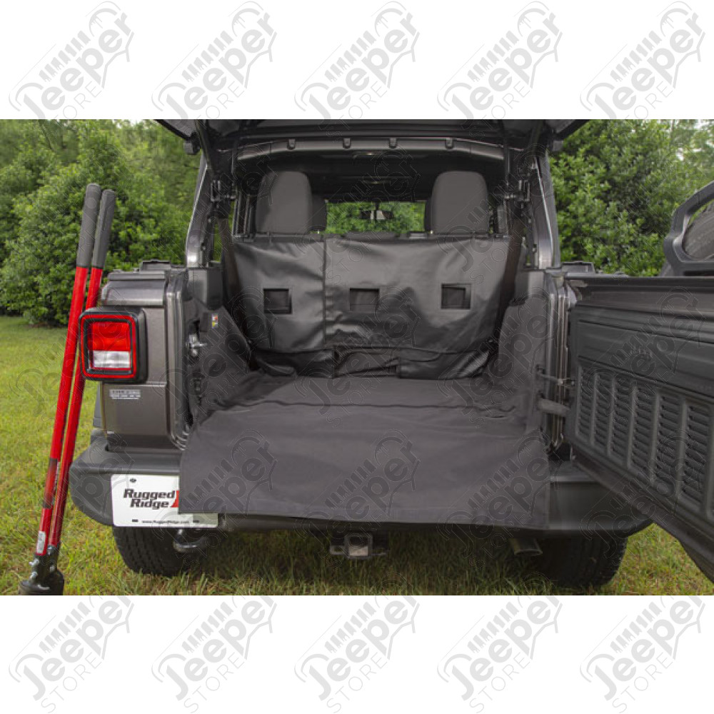 Housse de protection intérieur de coffre et banquette pour Jeep Wrangler JL Unlimited (4 portes)
