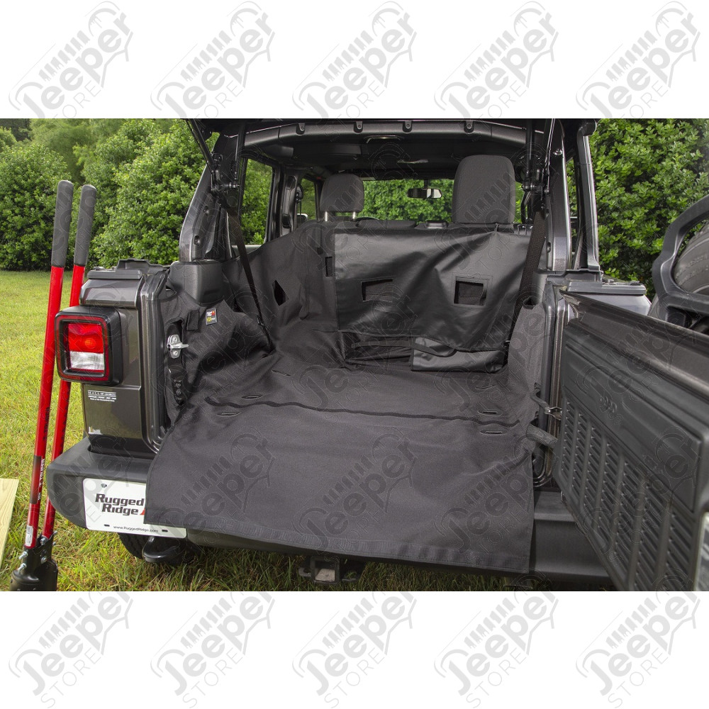 Housse de protection intérieur de coffre et banquette pour Jeep Wrangler JL Unlimited (4 portes)