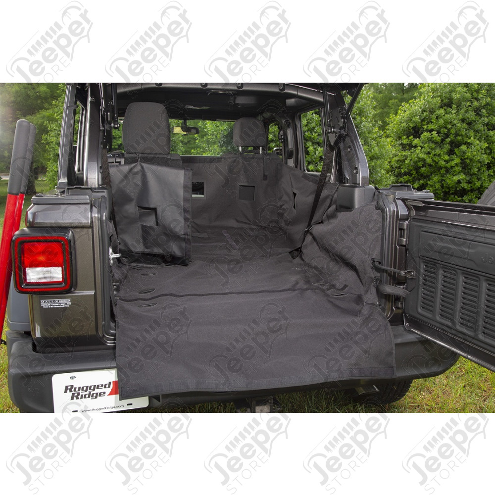 Housse de protection intérieur de coffre et banquette pour Jeep Wrangler JL Unlimited (4 portes)