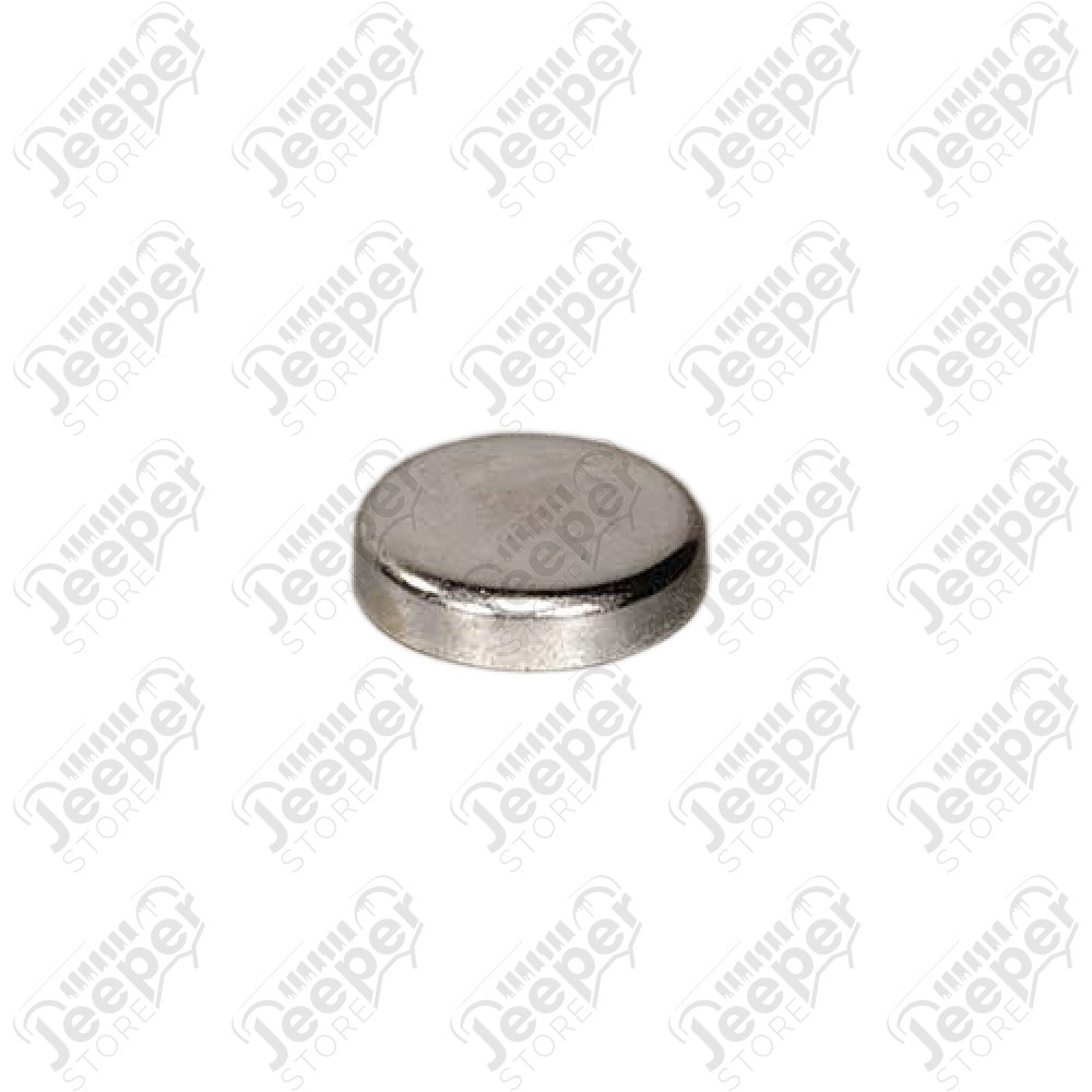 Pastille de dessablage latéral sur culasse (sous collecteur) (diamètre: 0.7/8" (2.22cm)) 2.5L AMC essence Jeep 