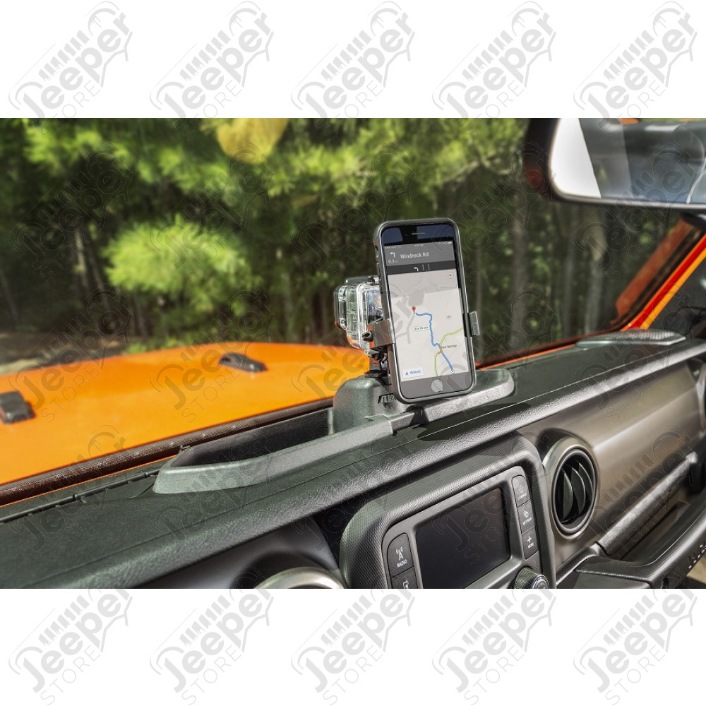 Console et support de téléphone pour tableau de bord Jeep Wrangler JL