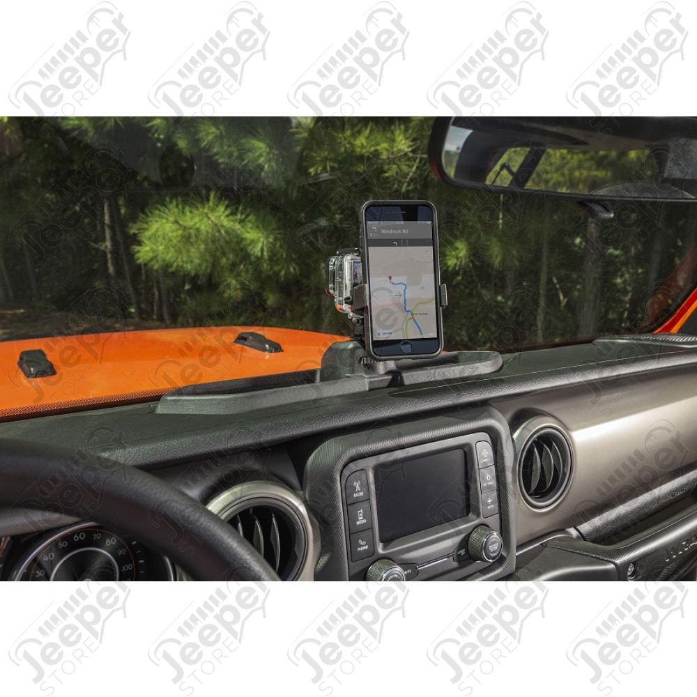 Console et support de téléphone pour tableau de bord Jeep Wrangler JL