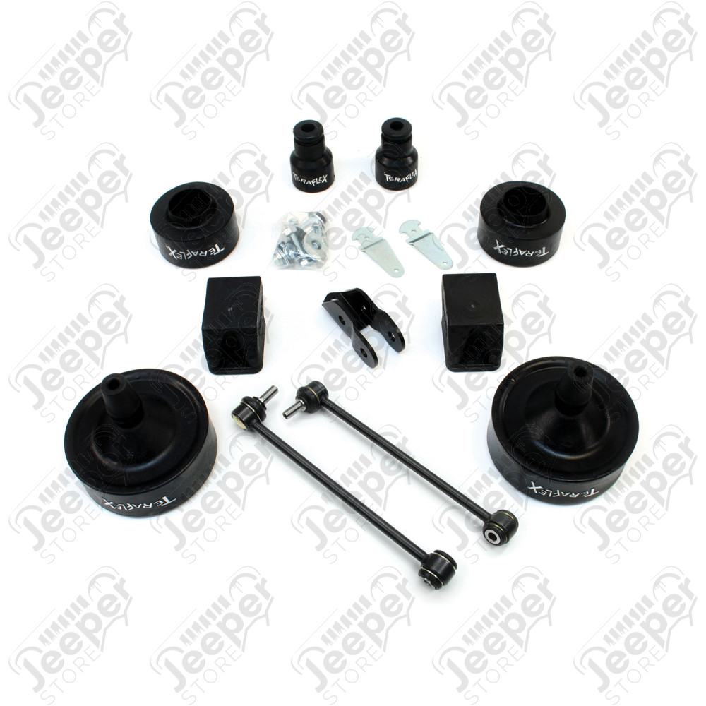 JK: 2.5” Performance Spacer Lift Kit – No Shocks or Shock Extensions