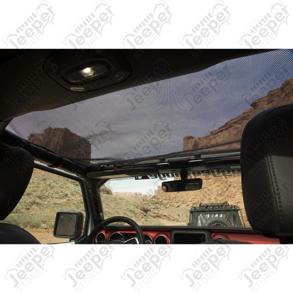 Bikini pour hard-top - Couleur : noir typé Mesh (filet) - Jeep Wrangler JL (2 et 4 portes) - 13579.73