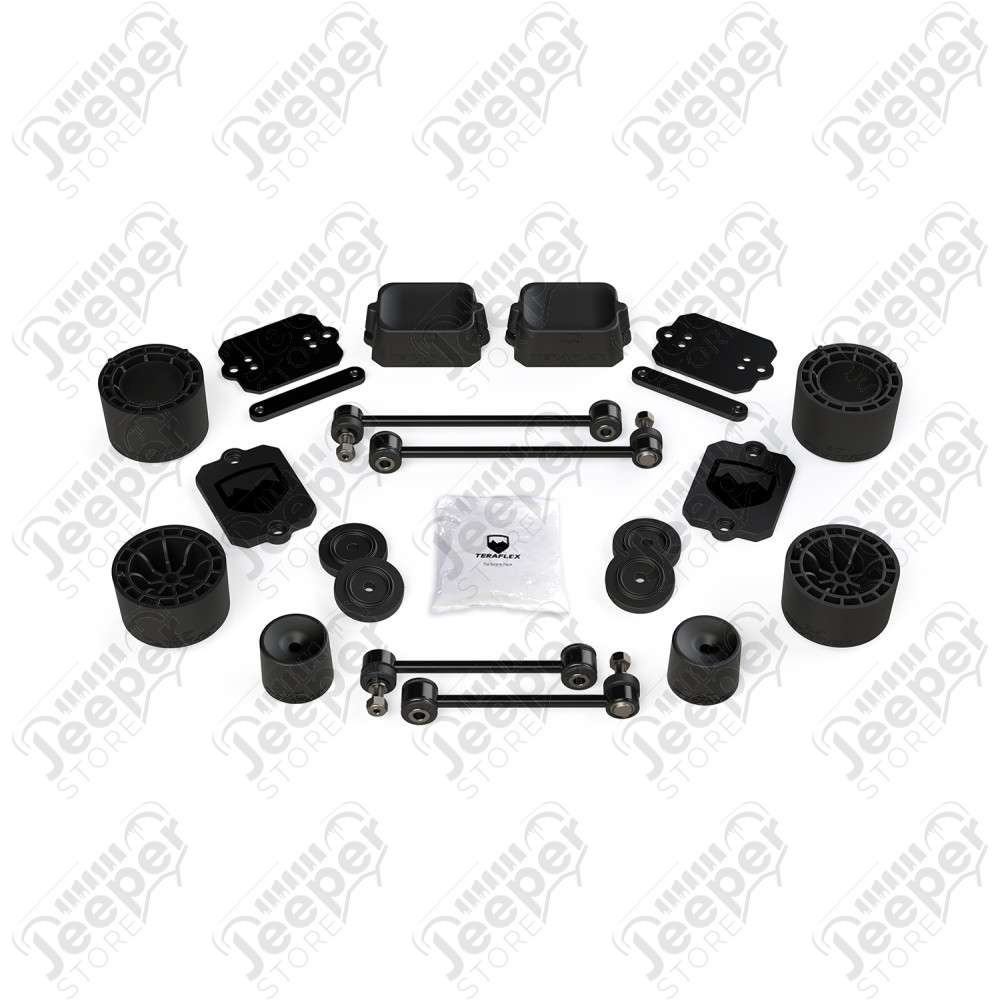 JL 4dr Sport/Sahara: 2.5” Performance Spacer Lift Kit – No Shocks or Exts