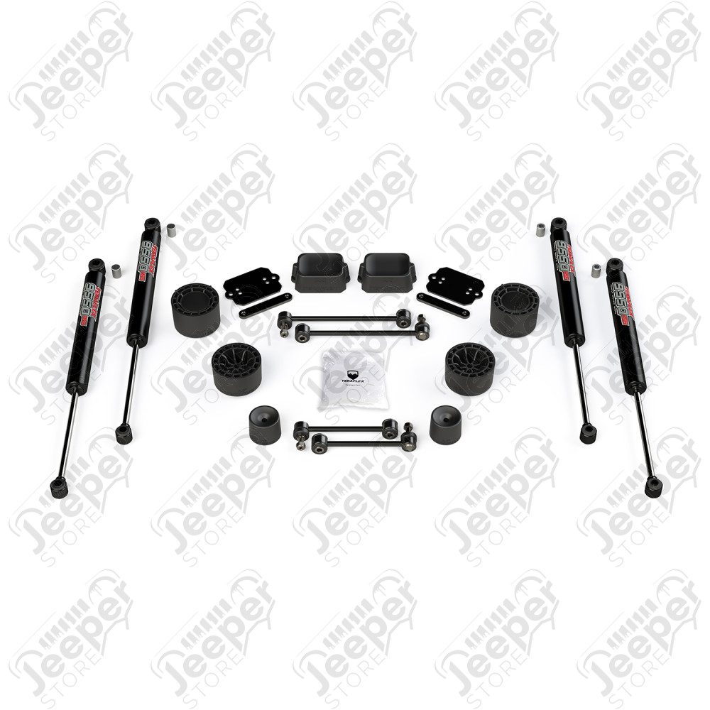 JL 4dr Rubicon: 2.5” Performance Spacer Lift Kit & 9550 VSS Shocks