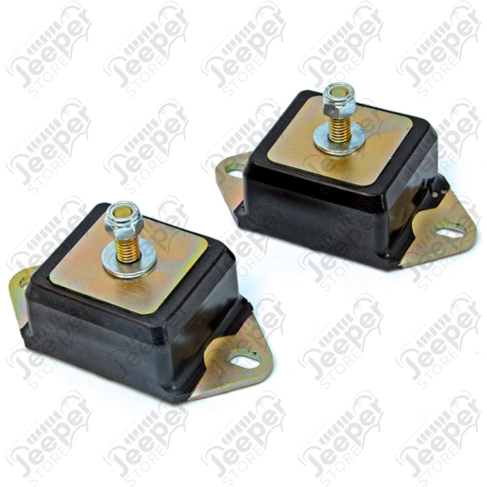 Kit Supports moteur 4.2L essence en polyuréthane renforcé Jeep CJ