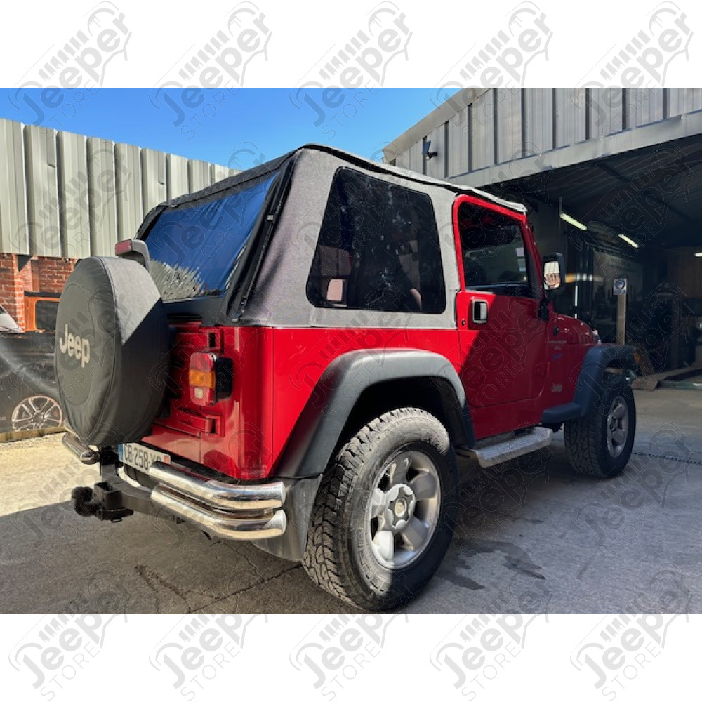 Bâche complète "Voyager" - Couleur : Black Diamond - Jeep Wrangler TJ - 13860.23