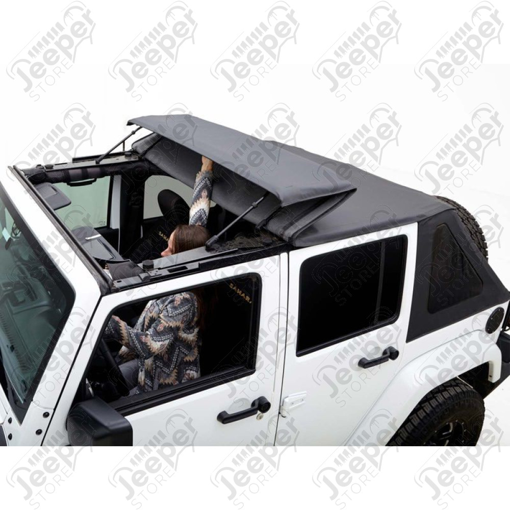 13860.35 Bâche complète "Voyager" - Couleur : Black Diamond - Jeep Wrangler JK (2 portes)