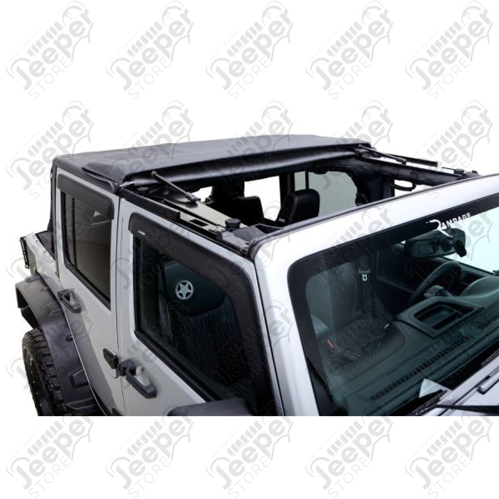 Bâche complète TrailView Fastback Rampage pour Jeep Wrangler JK Unlimited (4 portes)