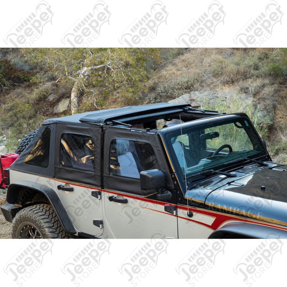 Bâche complète TrailView Fastback Rampage pour Jeep Wrangler JK Unlimited (4 portes)