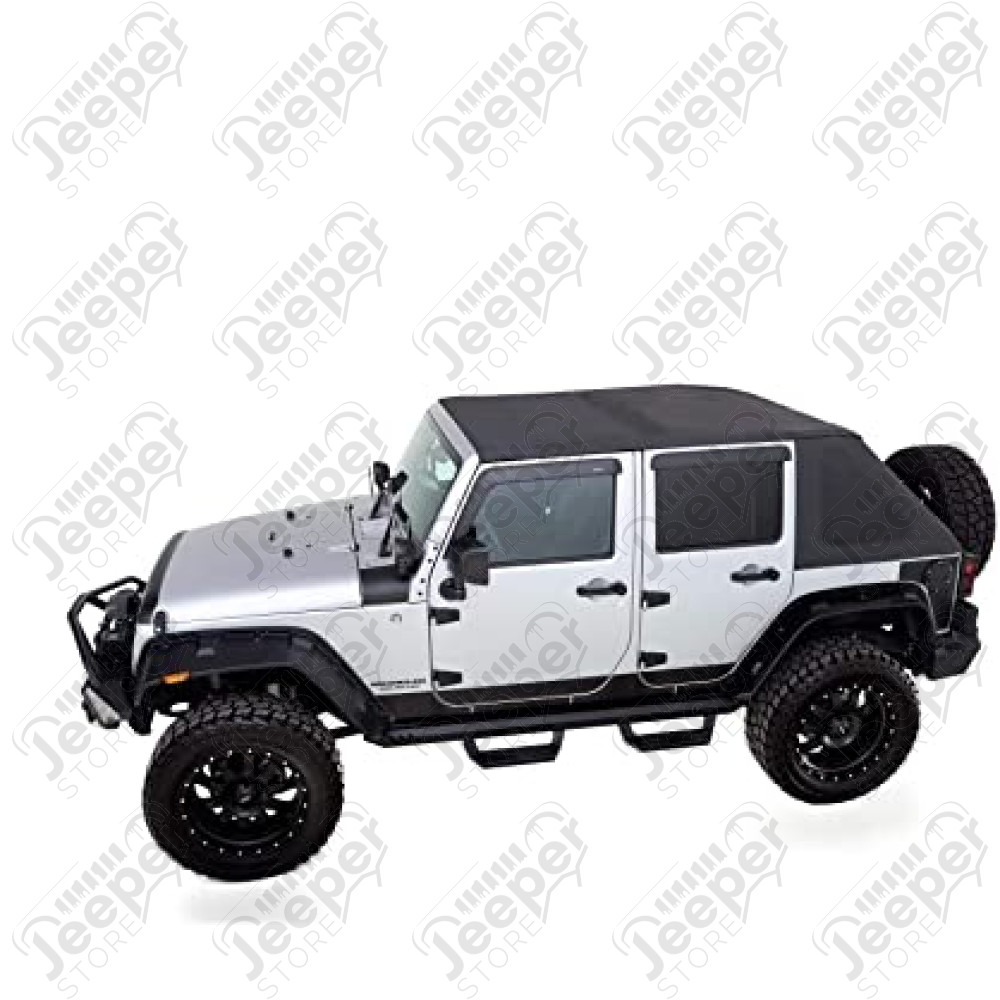 Bâche complète TrailView Fastback Rampage pour Jeep Wrangler JK Unlimited (4 portes)