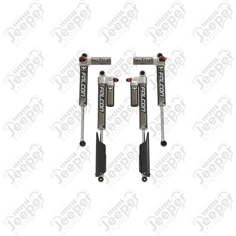 JT: Falcon SP2 3.3 Fast Adjust Piggyback Shock Kit (0–1.5” Lift)