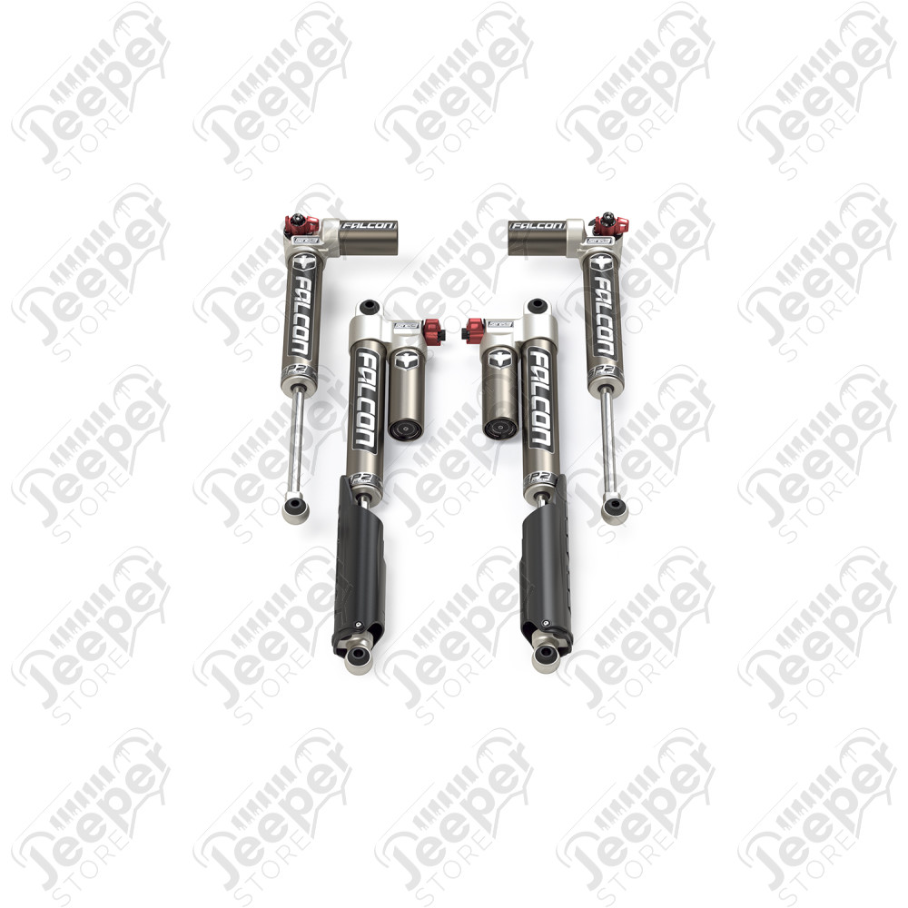 JT EcoDiesel: Falcon SP2 3.3 Fast Adjust Piggyback Shock Kit (0–1.5” Lift)
