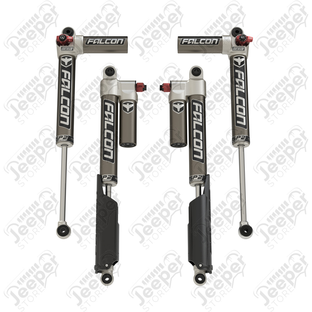 JT: Falcon SP2 3.3 Fast Adjust Piggyback Shock Kit (2–3” Lift)