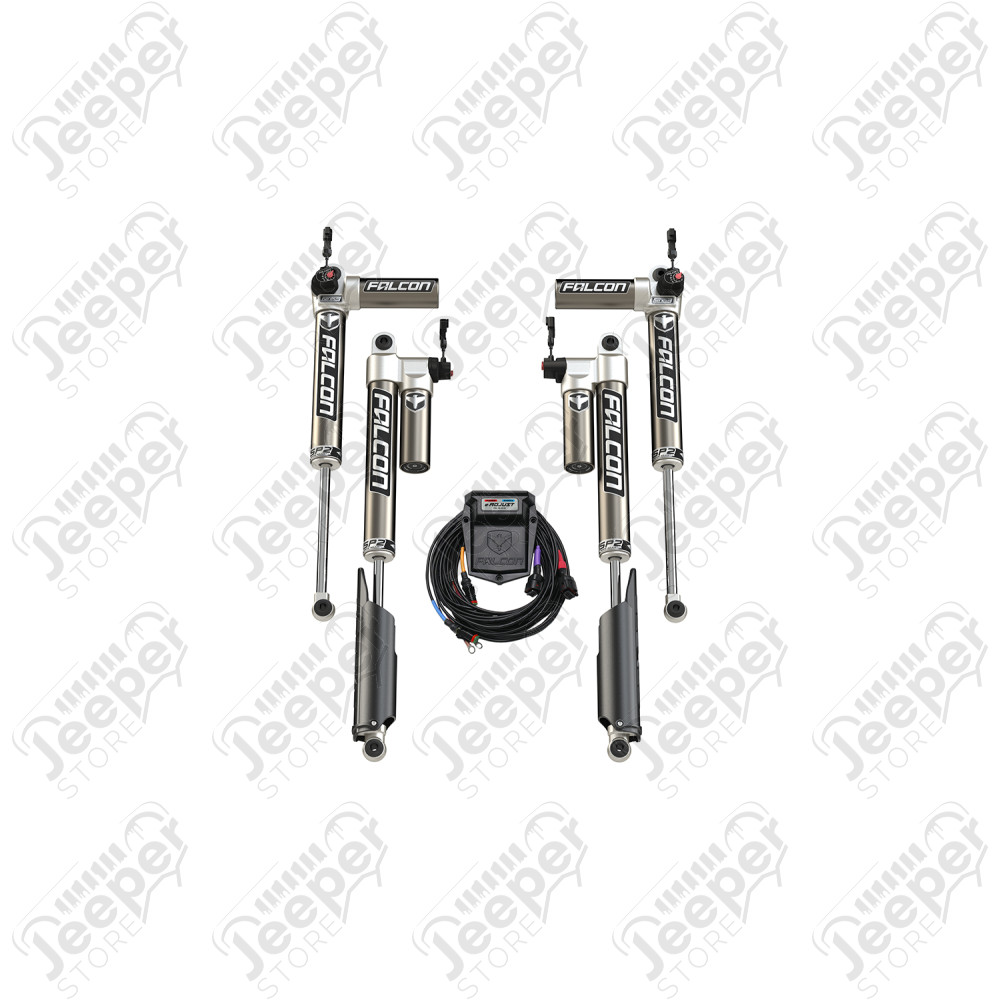 JT: Falcon SP2 3.5 e-Adjust Piggyback Shock Kit (2–3” Lift)
