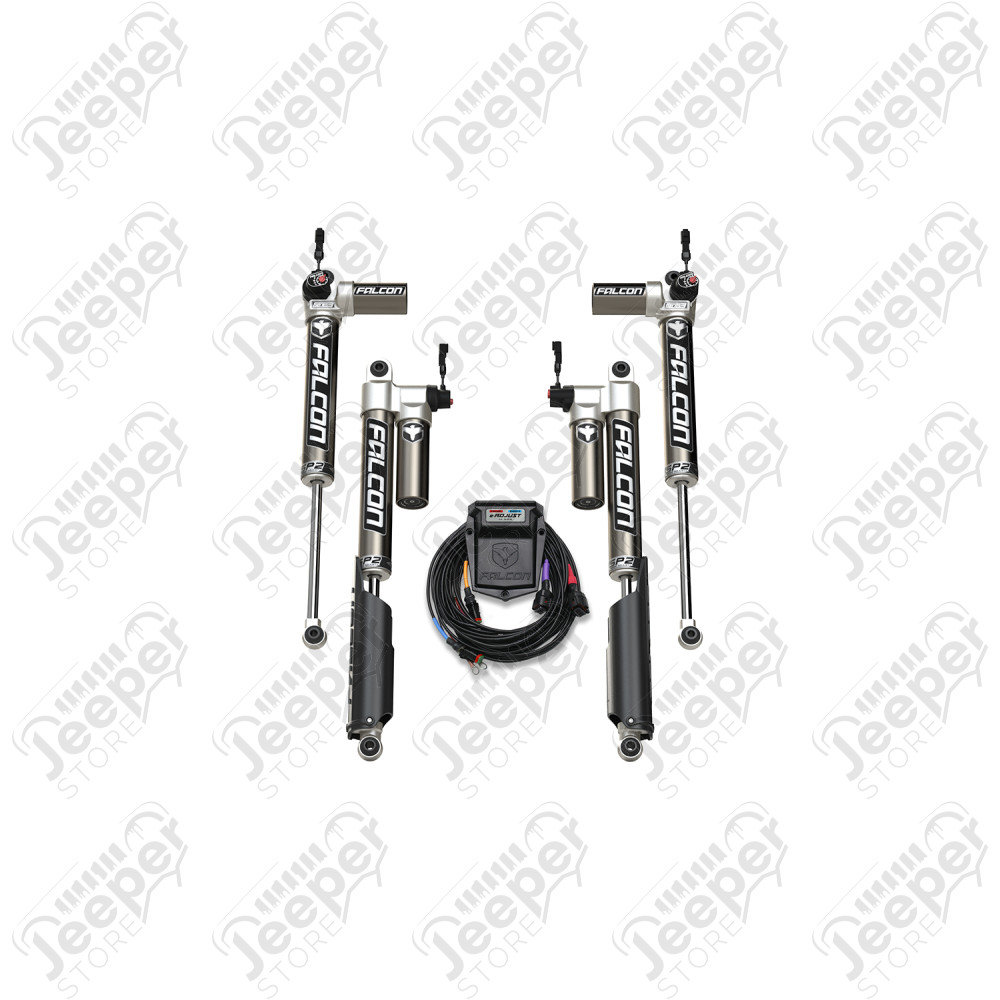 JT EcoDiesel: Falcon SP2 3.5 e-Adjust Piggyback Shock Kit (2–3” Lift)