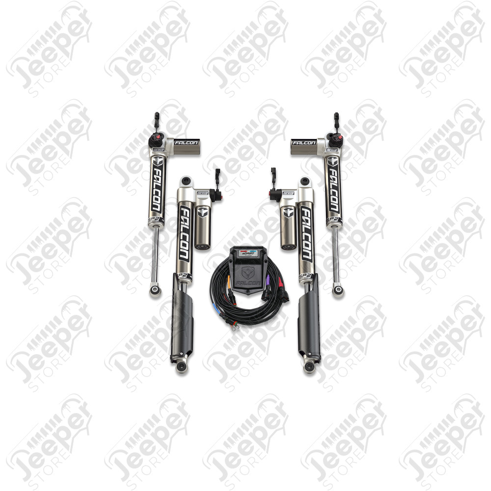 JT EcoDiesel: Falcon SP2 3.5 aDAPT Piggyback Shock Kit (0–1.5” Lift) 