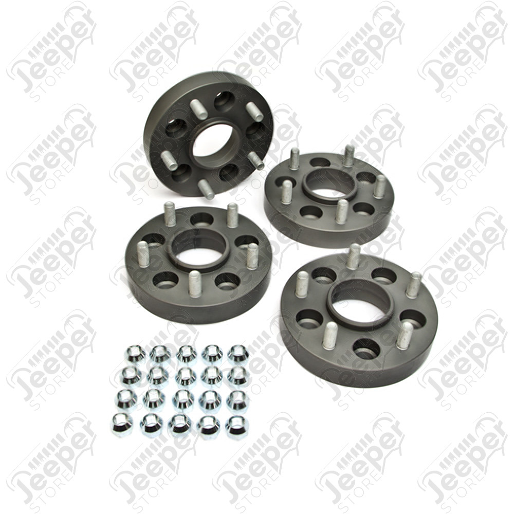Kit 4 élargisseurs de voie +30mm par roue (60 mm par essieu) pour entraxe de 5x127 pour Jeep Wrangler JK, Cherokee Liberty KK et Grand Cherokee WJ, WG, Grand Cherokee WH, WK et Commander XH, XK - SPVA05AGC / 700704 x2 / 127/5-71.5-160-1320 / HSPV-A05-AGC-