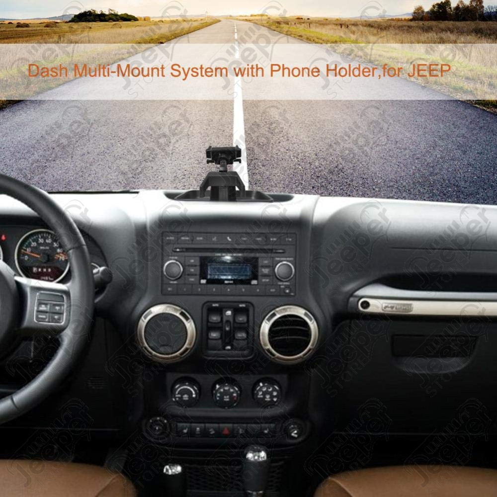 Console porte téléphone pour Jeep Wrangler JK