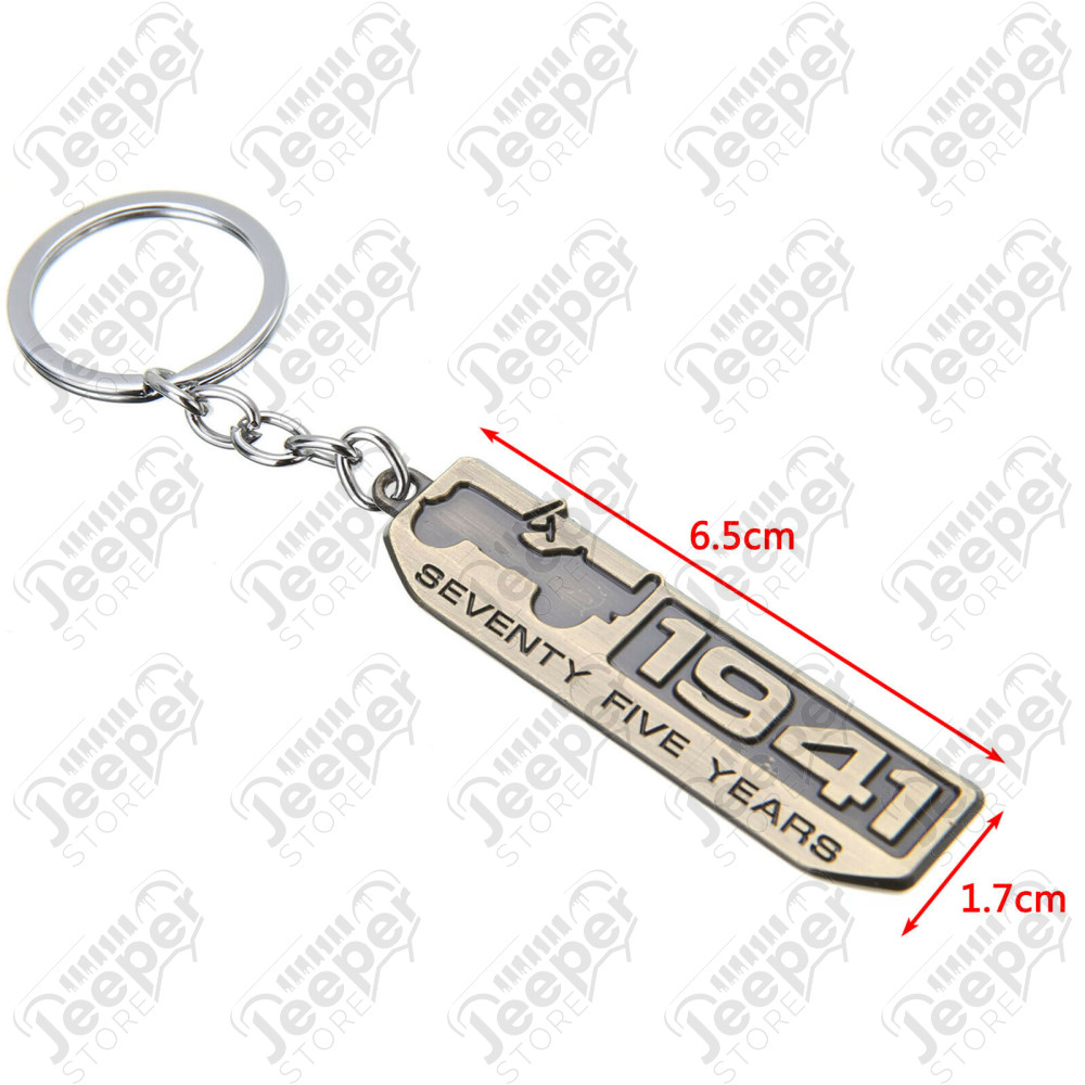 Porte clef acier 1941 avec Willys