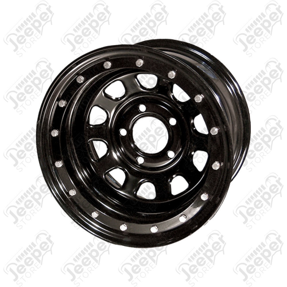 Jante Daytona Acier Noir Beadlock 8x15 / 5x114.3 / ET: -19 - 1415.20 / 841-5812