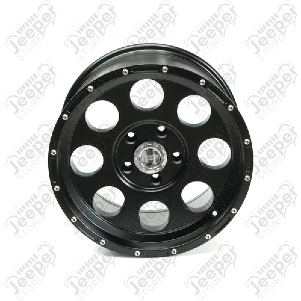 Jante aluminium noir poli 9x18 / 5x127 / ET: -16 - 1422.47 - Jante alu 4x4 18 pouces