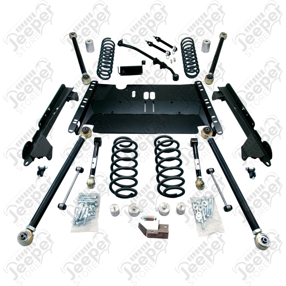 LJ LWB: 3” Enduro LCG Long Arm Suspension System – No Shocks