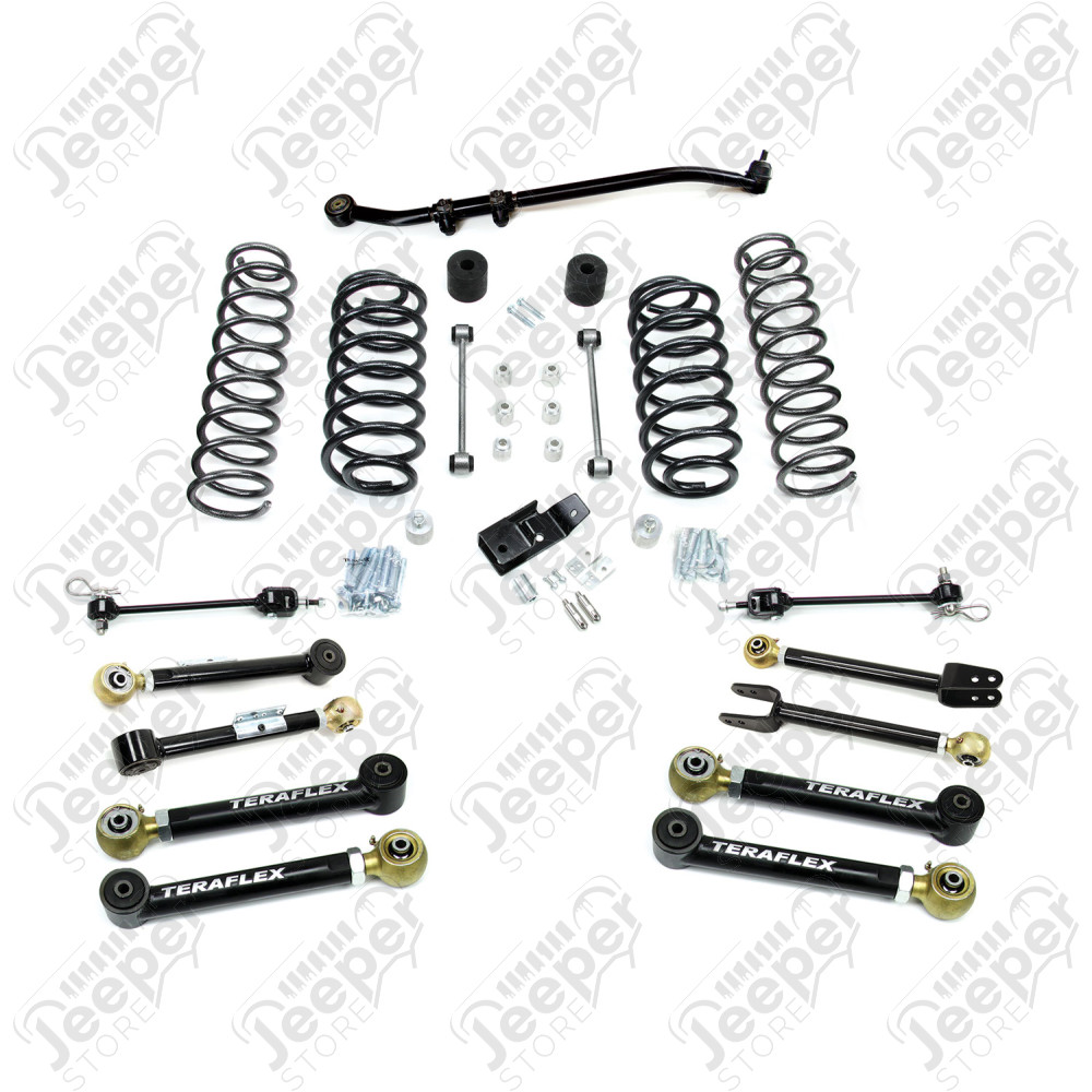 TJ: 4” Suspension System w/ 8 Short Control Arms – No Shocks